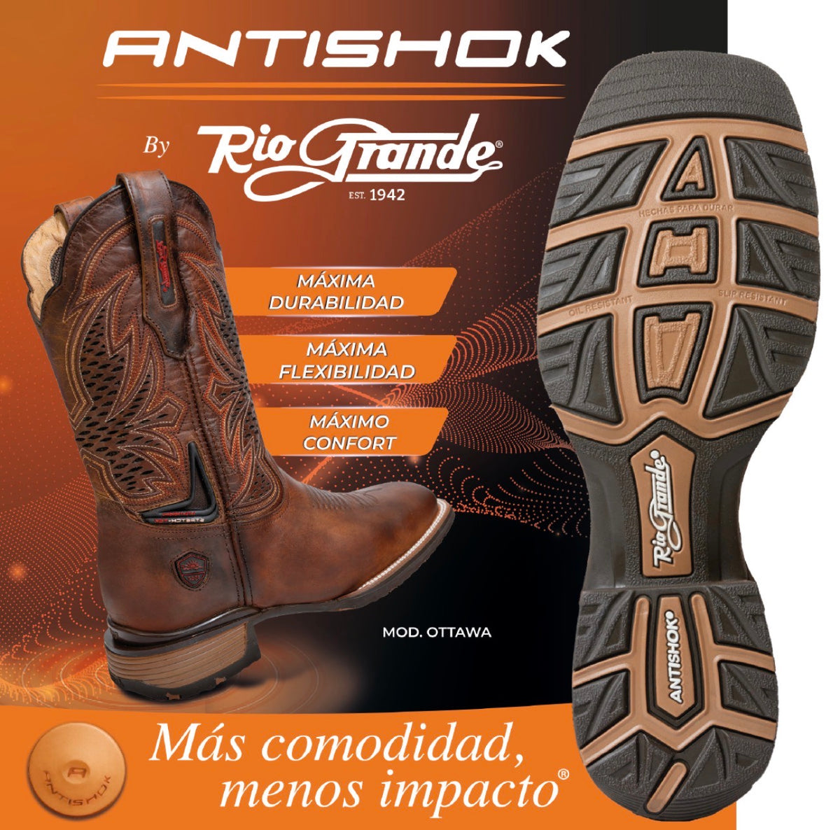 Bota de trabajo Rio Grande modelo Lansing 02