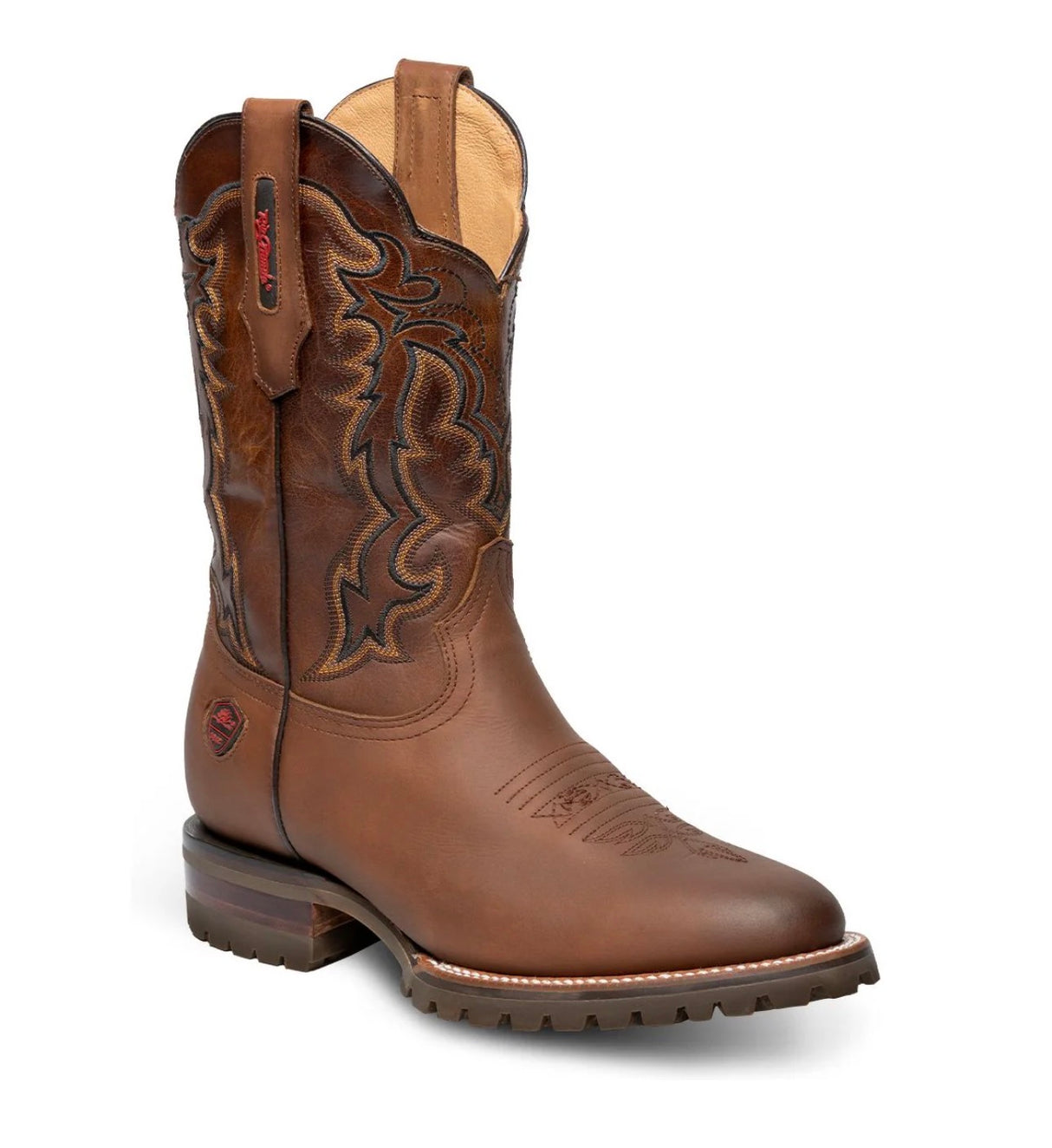 Rio Grande rodeo style boot Mexicali bull neck model