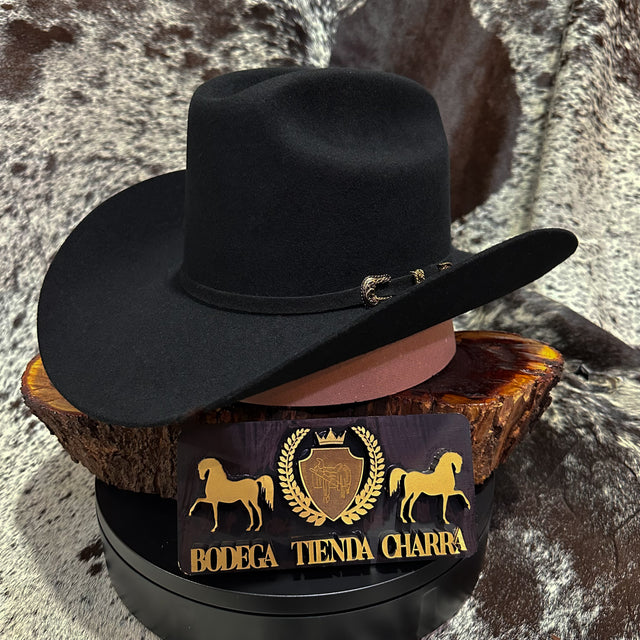 Texana modelo El Patrón - Negra (Tombstone)