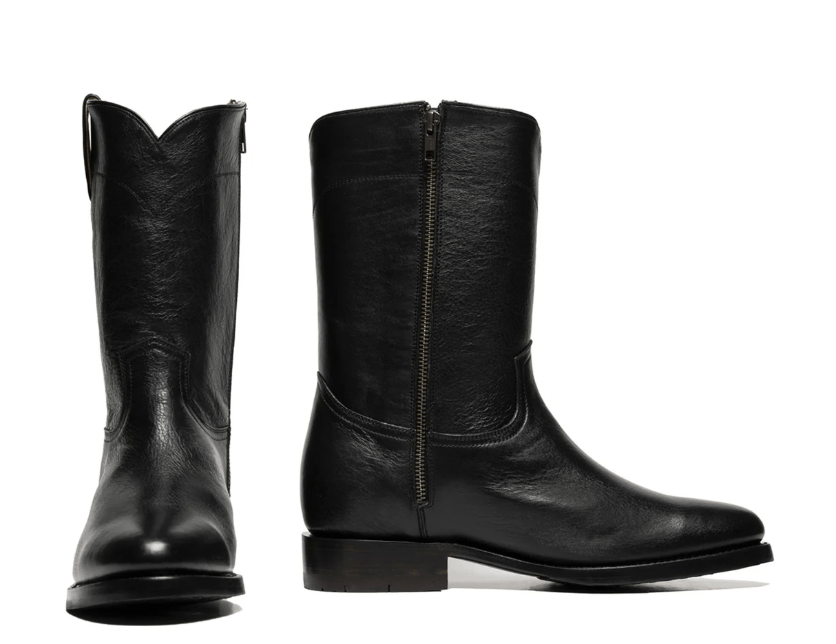 Bota Roper Negra clásica marca Río Grande - Tiendacharra.com - Bodega Tienda Charra