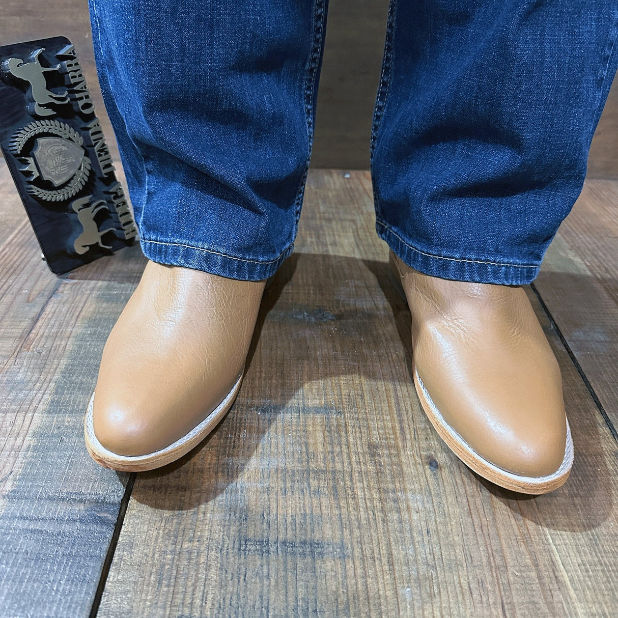 Botín charro suela volada (color madera) - Tiendacharra.com - Bodega Tienda Charra