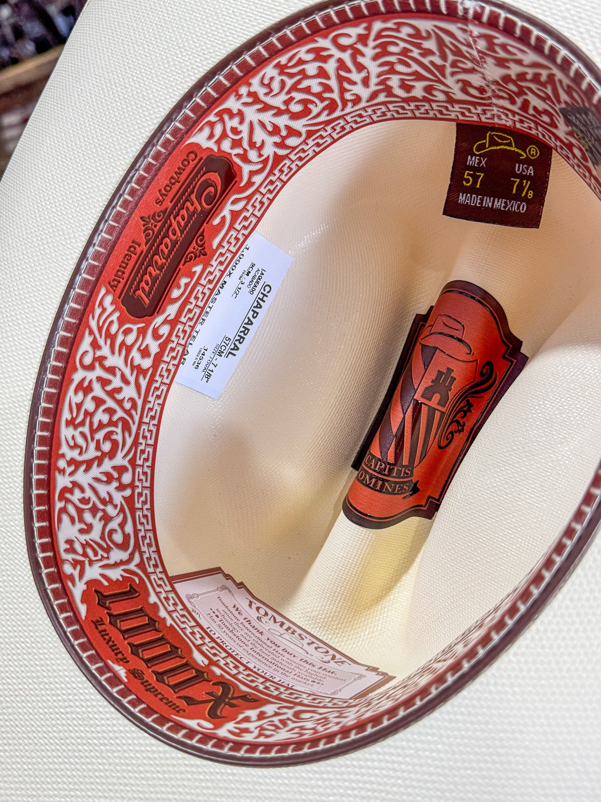 Chaparral 1000x telar master - Tombstone (toq Negra, F9cm) - Tiendacharra.com - Bodega Tienda Charra