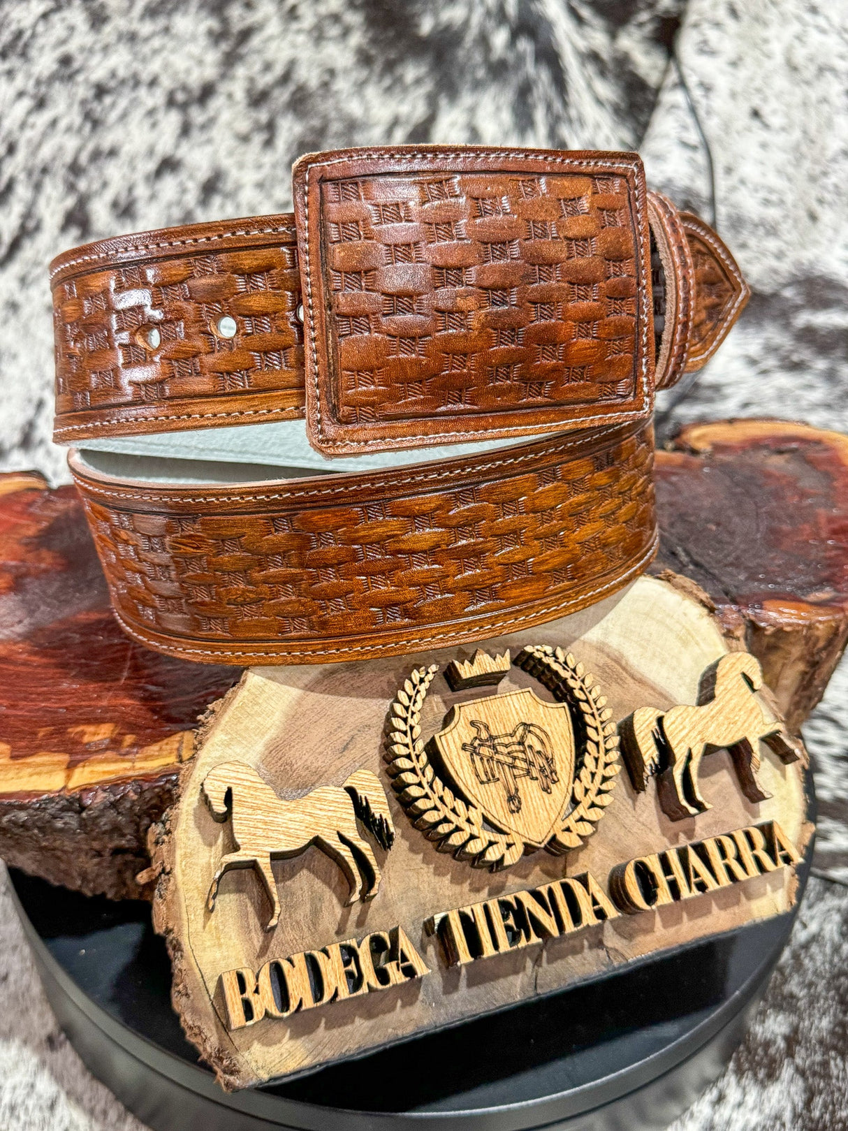 Cinto cincelado petatillo CNCPT04 - Tiendacharra.com - Bodega Tienda Charra