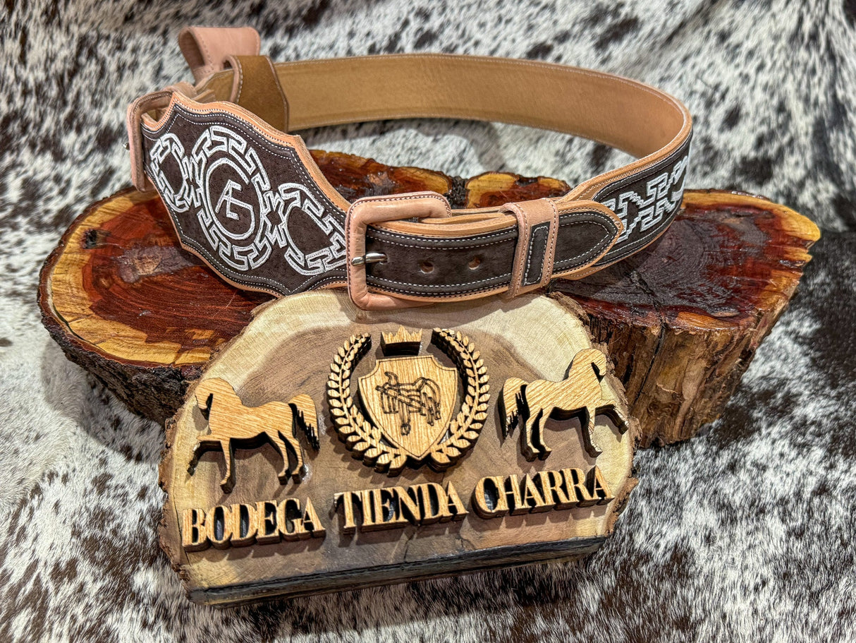 Cinto navajeado CNAN21 doble hebilla - Tiendacharra.com - Bodega Tienda Charra