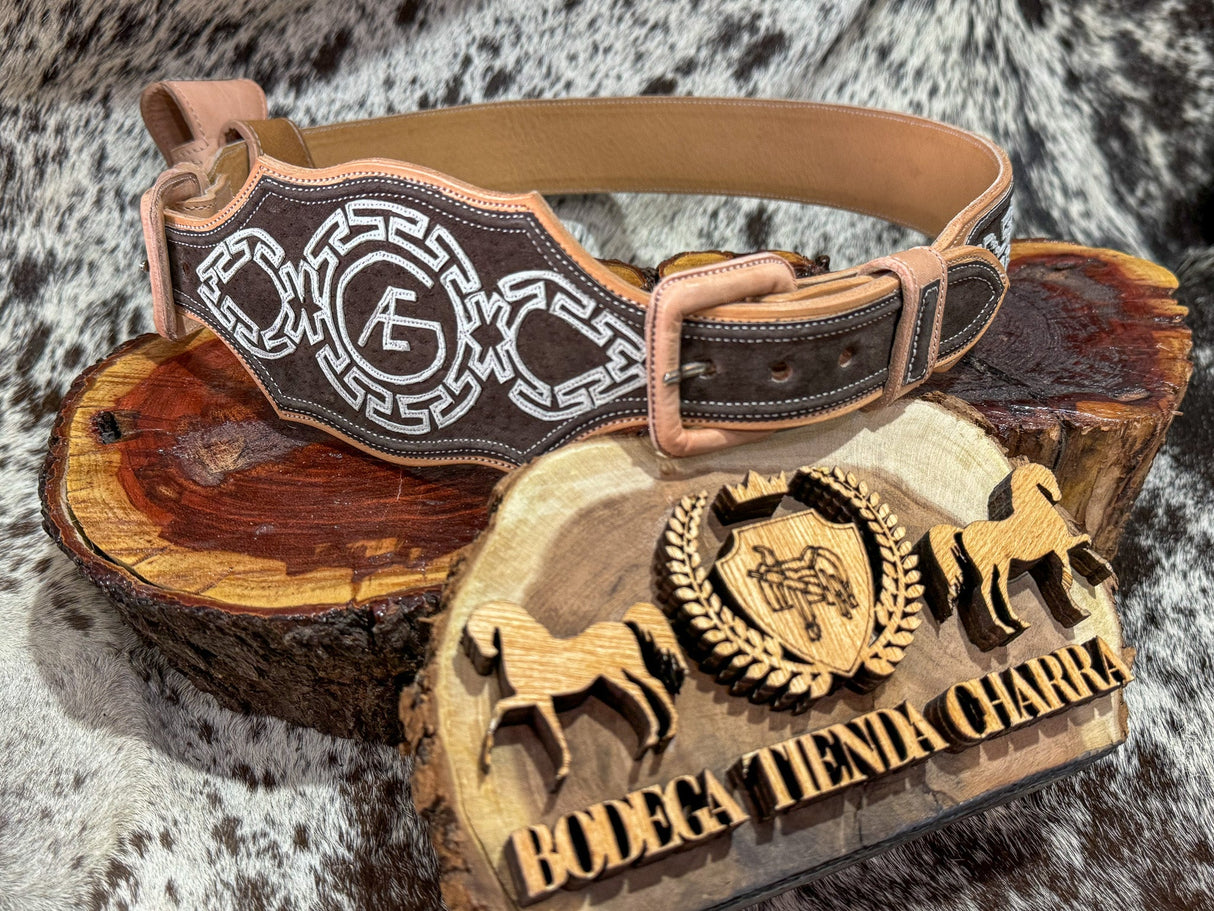 Cinto navajeado CNAN21 doble hebilla - Tiendacharra.com - Bodega Tienda Charra