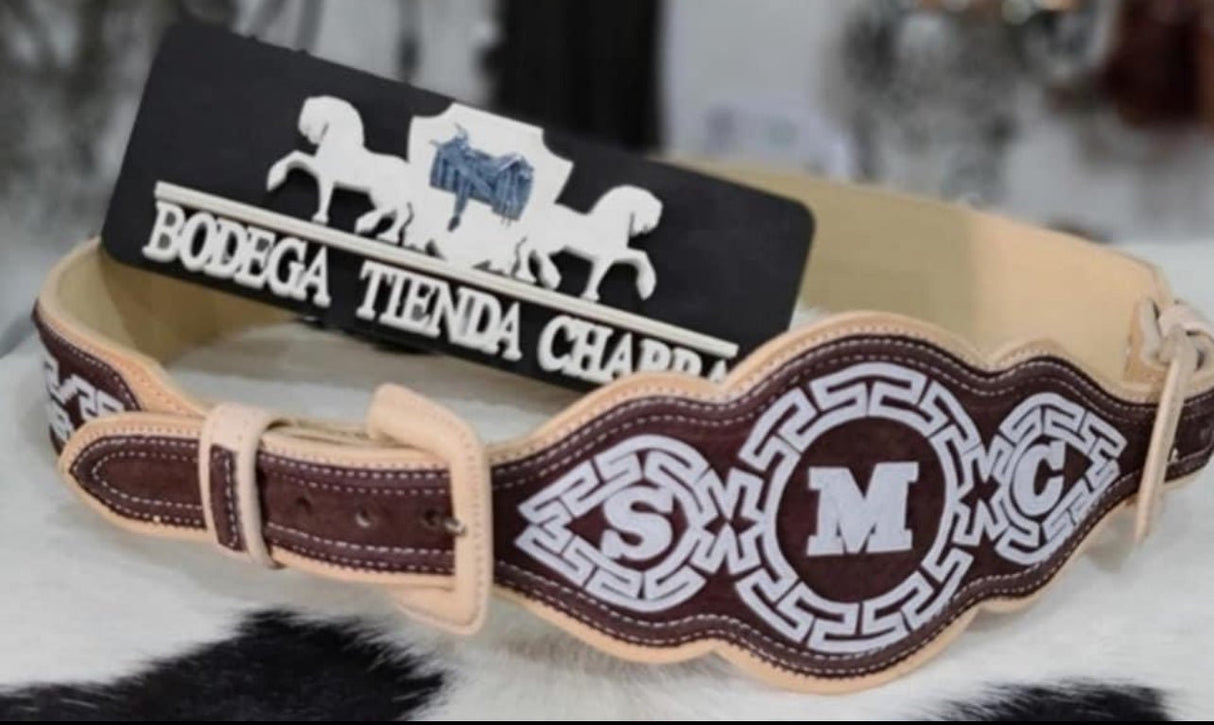 Cinto navajeado CNAN21 doble hebilla - Tiendacharra.com - Bodega Tienda Charra