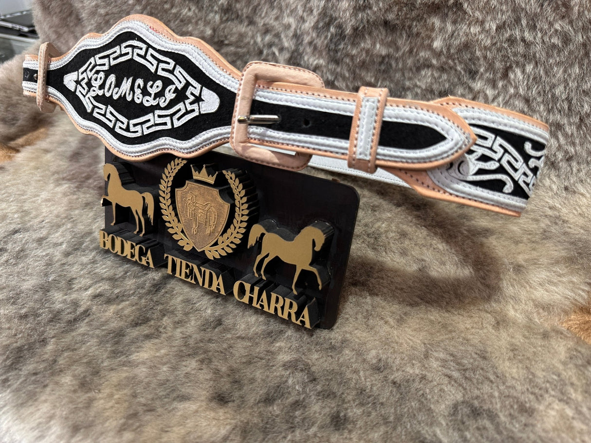 Cinto navajeado CNAN24 doble hebilla - Tiendacharra.com - Bodega Tienda Charra