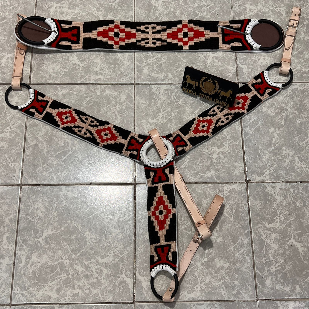 Combo cincho y pecho pretal CP3a07 - Tiendacharra.com - Bodega Tienda Charra