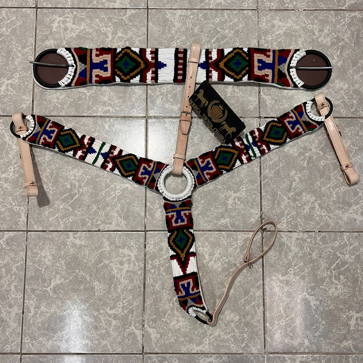 Combo cincho y pecho pretal CP3a09 - Tiendacharra.com - Bodega Tienda Charra