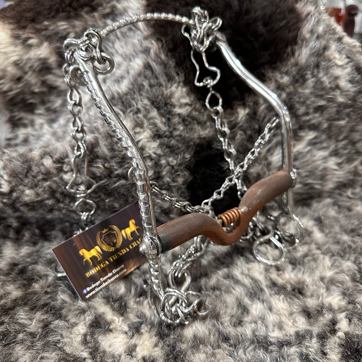 Freno charro inoxidable pata gajeada, bocado dulce - Tiendacharra.com - Bodega Tienda Charra