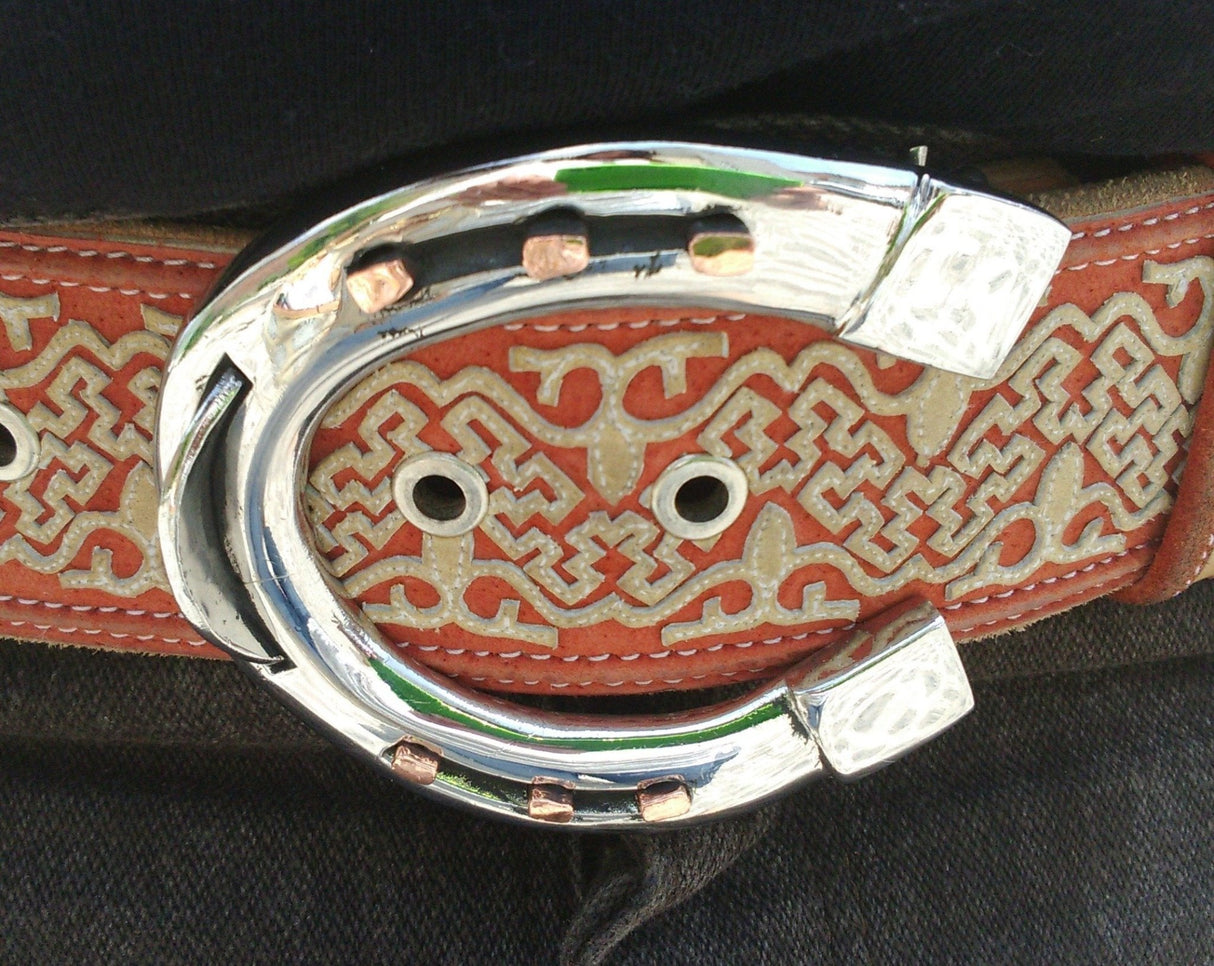 Hebilla modelo herradura uña y clavos - Tiendacharra.com - Bodega Tienda Charra