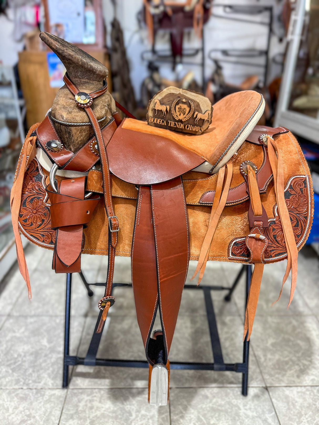 Montura Charra Esqueleto de Lujo – Cuero Americano - Tiendacharra.com - Bodega Tienda Charra