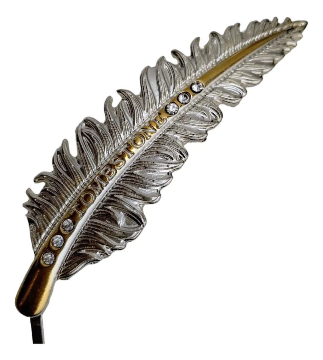 Pluma Metálica con Zirconias - Tiendacharra.com - Bodega Tienda Charra