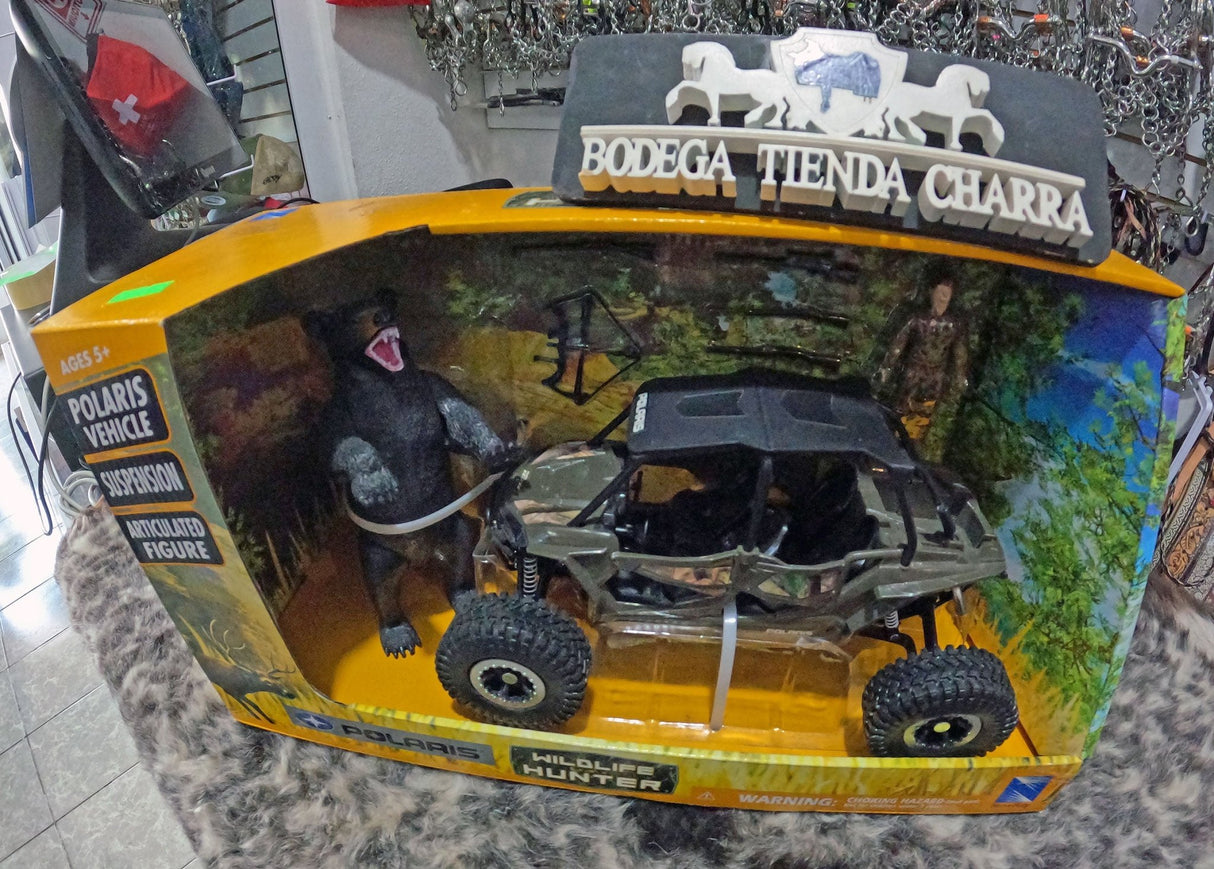 Reizer con cazador y oso grizzly - Tiendacharra.com - Bodega Tienda Charra