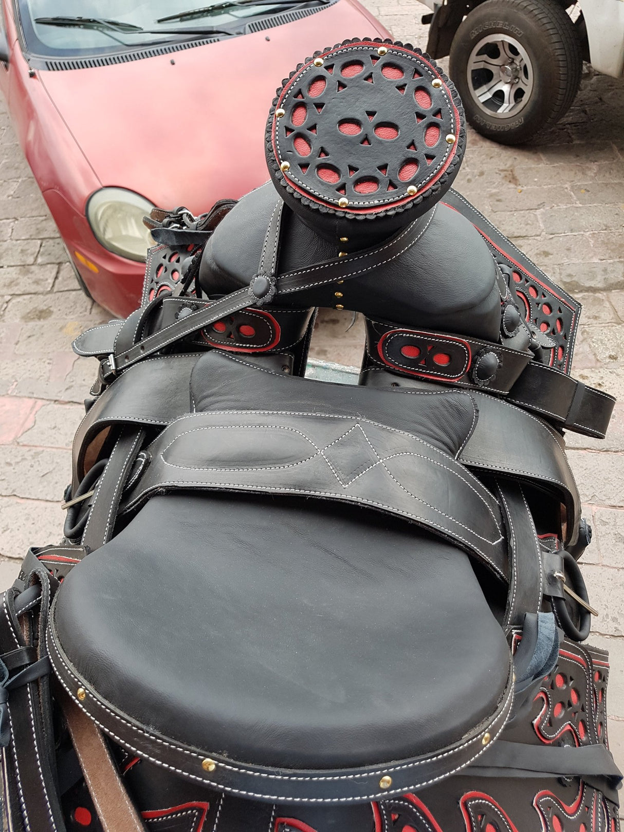 Silla charra cantina cuadrada, fuste forrado - Tiendacharra.com - Bodega Tienda Charra