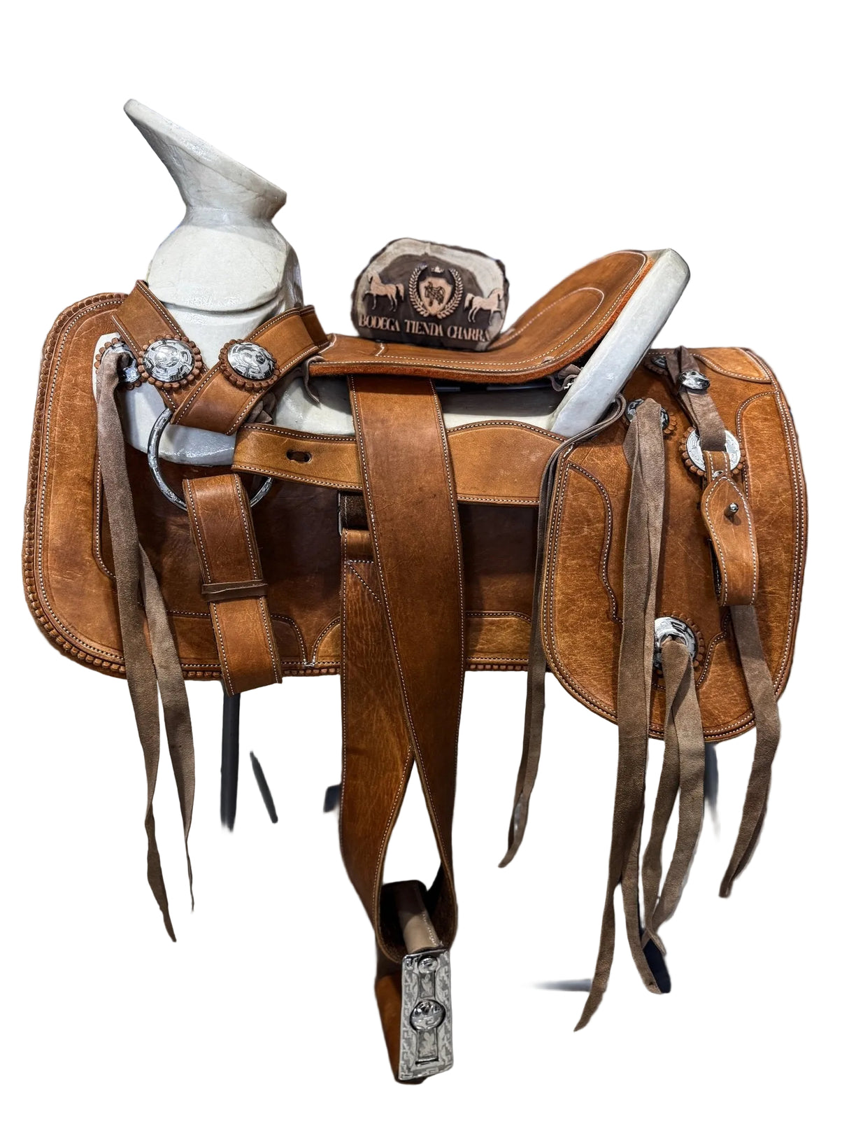 Silla Charra clásica con herraje acero Monel - Tiendacharra.com - Bodega Tienda Charra