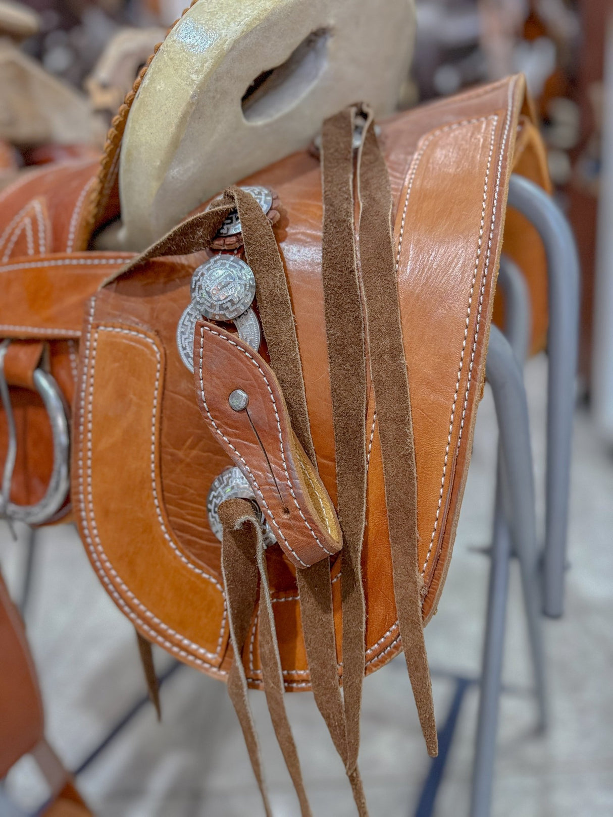Silla charra clásica con turma y herraje acero monel - Tiendacharra.com - Bodega Tienda Charra