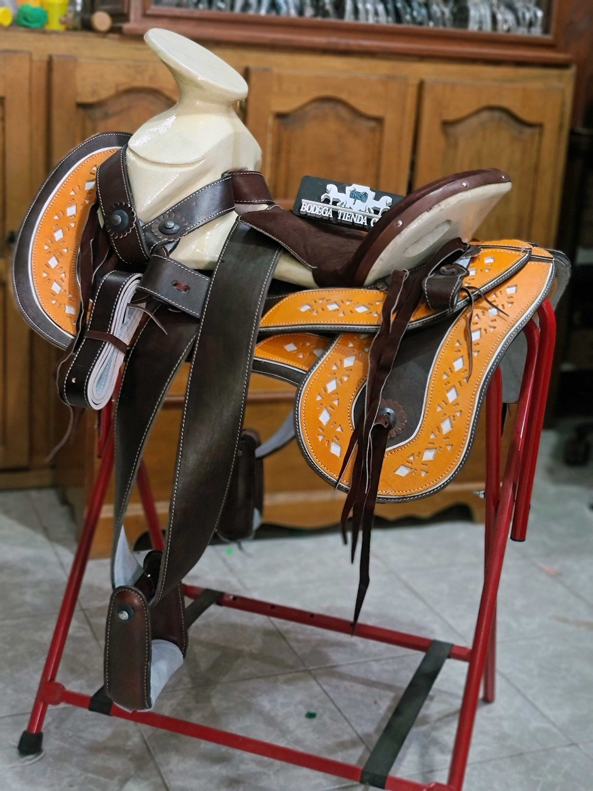 Silla charra cola de pato con cantinas CPT03 - Tiendacharra.com - Bodega Tienda Charra