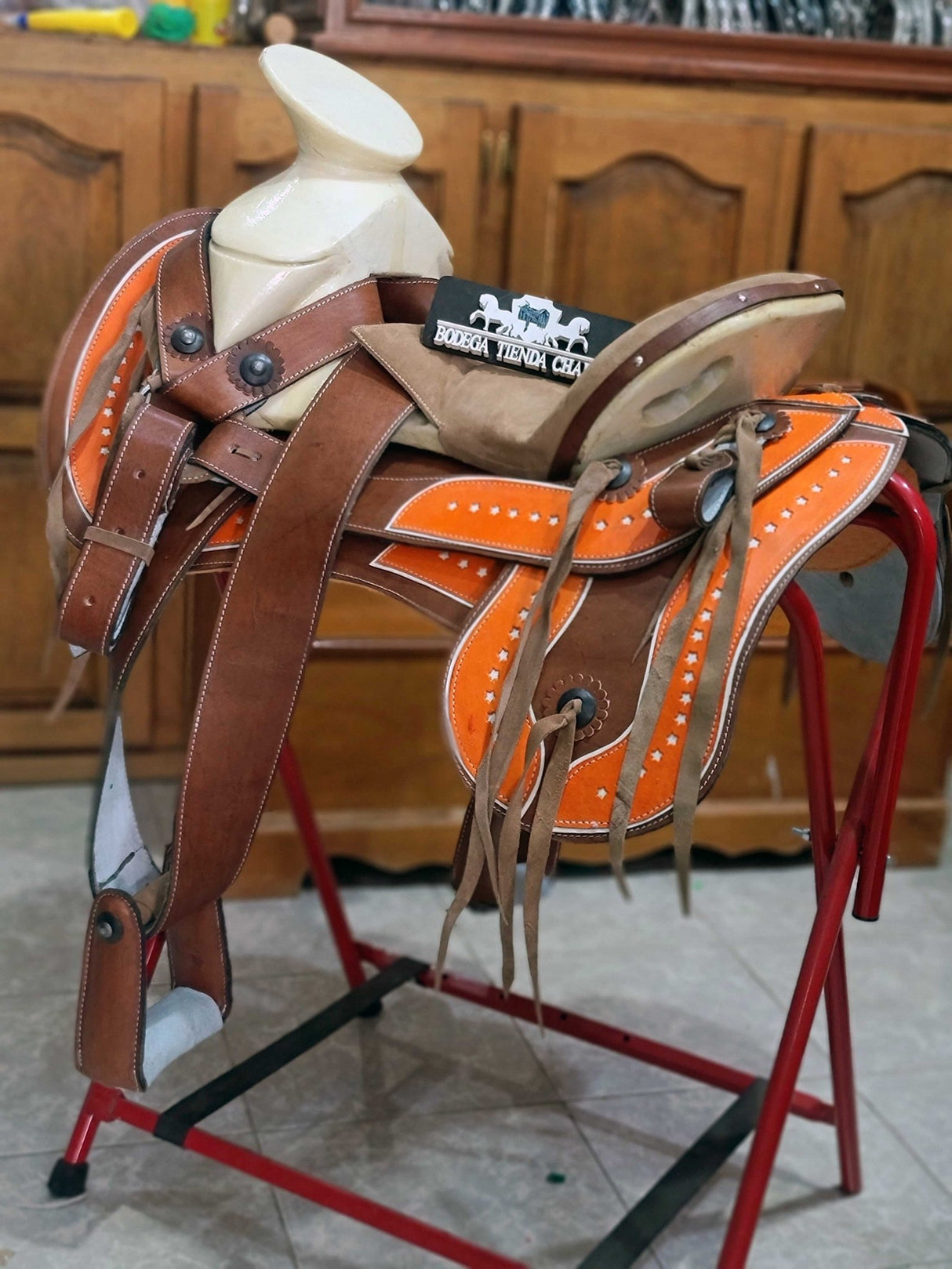 Silla charra cola de pato con cantinas CPT04 - Tiendacharra.com - Bodega Tienda Charra