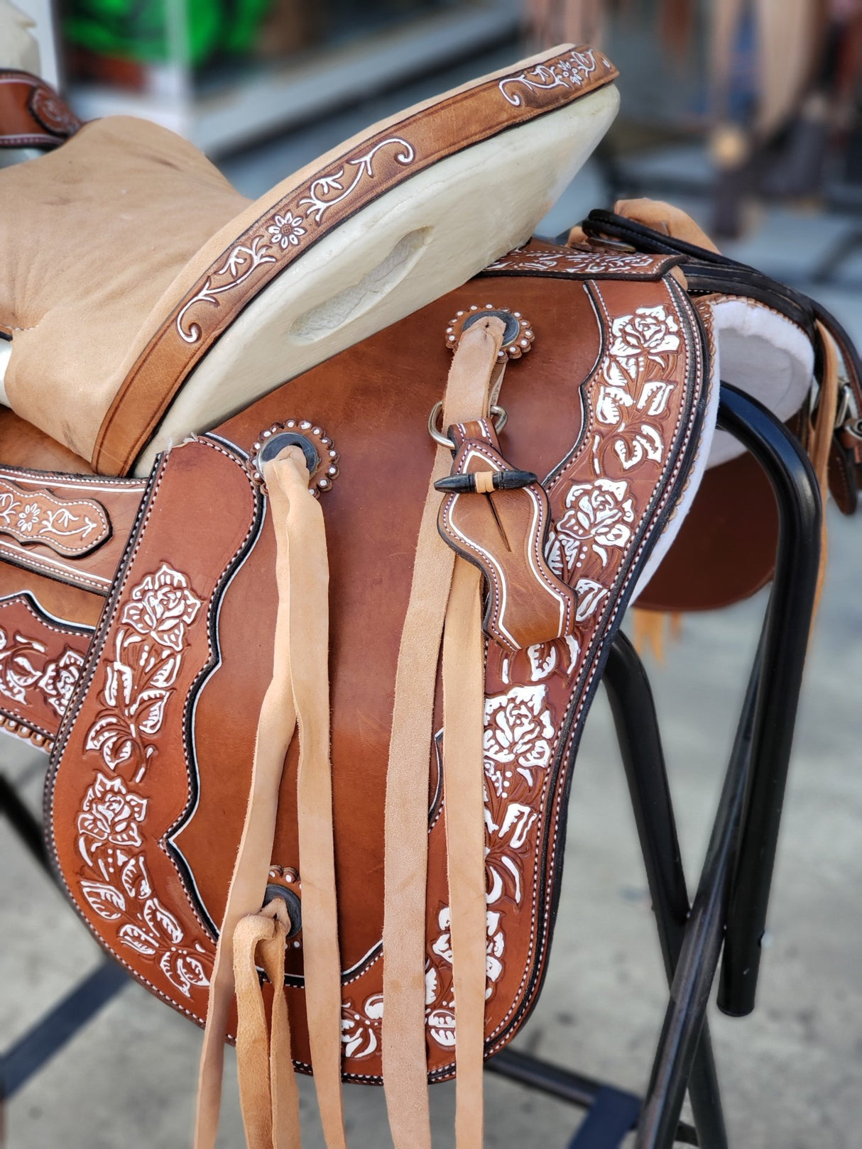 Silla charra fina pirograbada #3 - Tiendacharra.com - Bodega Tienda Charra