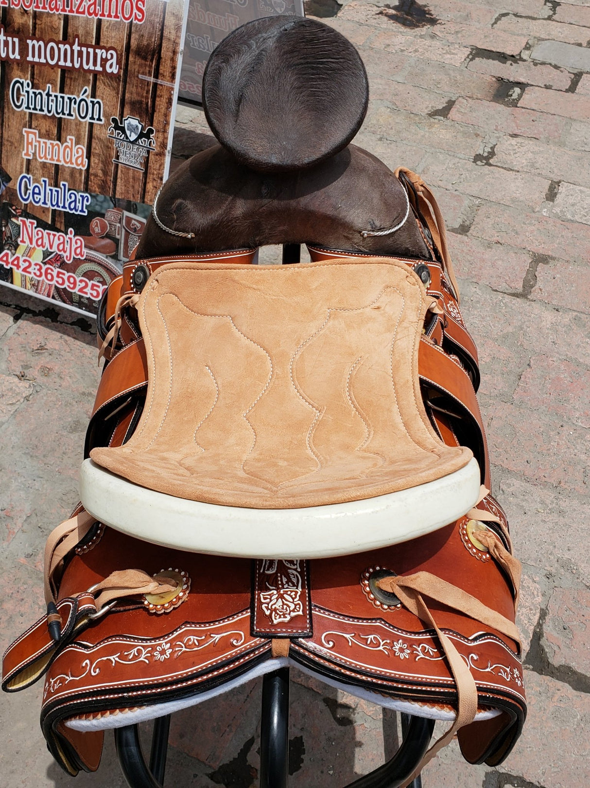 Silla charra fina pirograbada #4 - Tiendacharra.com - Bodega Tienda Charra