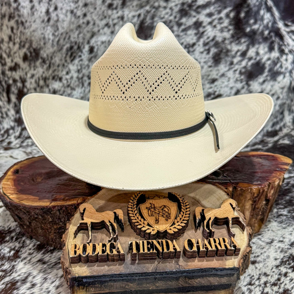 Sombrero Chaparral 30x ventilado Tombstone - Tiendacharra.com - Bodega Tienda Charra