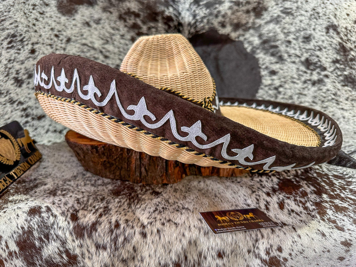 Sombrero charro de mimbre greca charra SGC01 - Tiendacharra.com - Bodega Tienda Charra