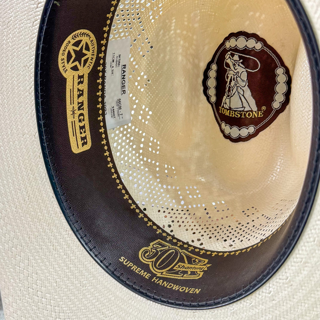 Sombrero Ranger 30x Estilo Minnick TOMBSTONE randa 31 - Tiendacharra.com - Bodega Tienda Charra