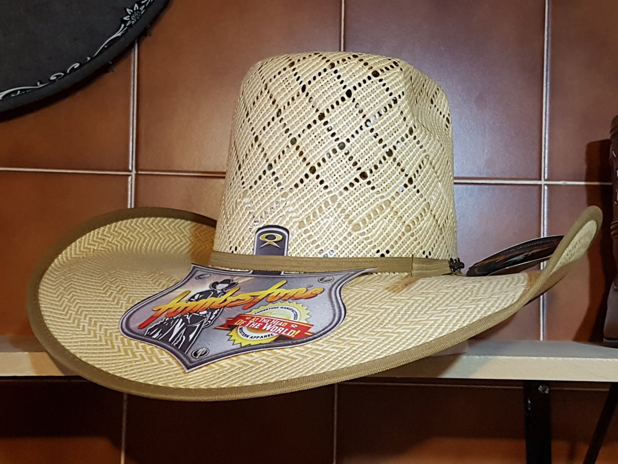 Sombrero Tombstone 30x Shantung randa rombos - Tiendacharra.com - Bodega Tienda Charra