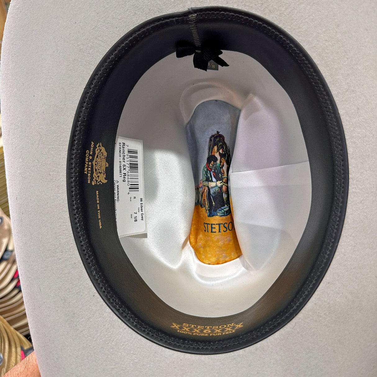 Stetson Rancher 6x Silverbelly - Pelo de Castor - Tiendacharra.com - Bodega Tienda Charra