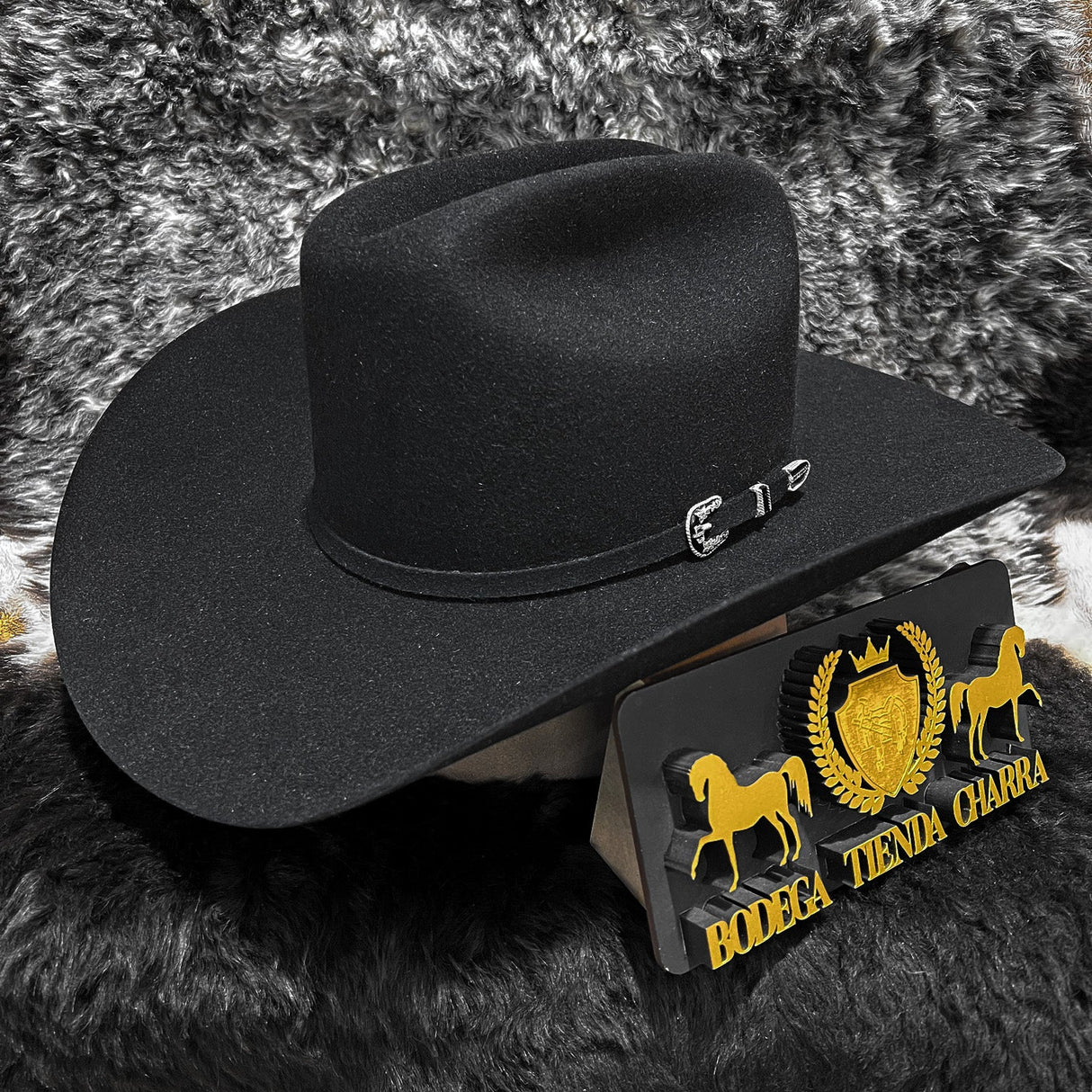 Stetson Skyline 6x Negro - Pelo de Castor - Tiendacharra.com - Bodega Tienda Charra