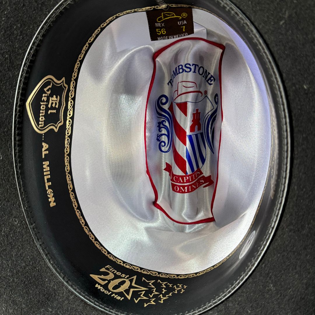 Texana El Viejón (negra) Tombstone - Tiendacharra.com - Bodega Tienda Charra