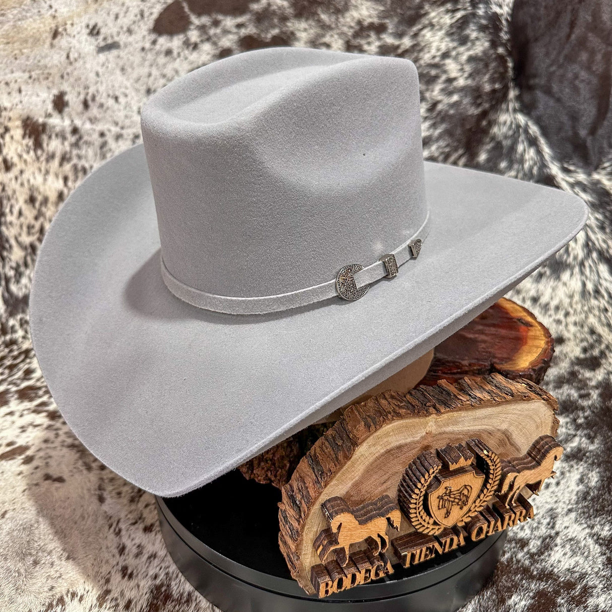 Texana modelo 8 segundos (color gris crystal) - Tiendacharra.com - Bodega Tienda Charra