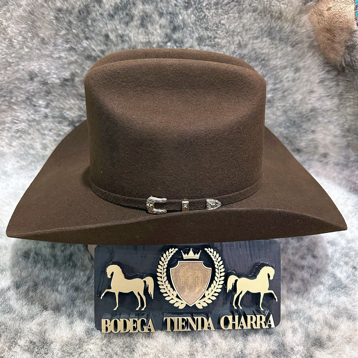 Texana modelo El Patrón - Café (Tombstone) - Tiendacharra.com - Bodega Tienda Charra