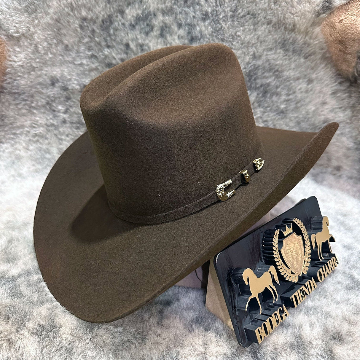 Texana modelo El Patrón - Café (Tombstone) - Tiendacharra.com - Bodega Tienda Charra