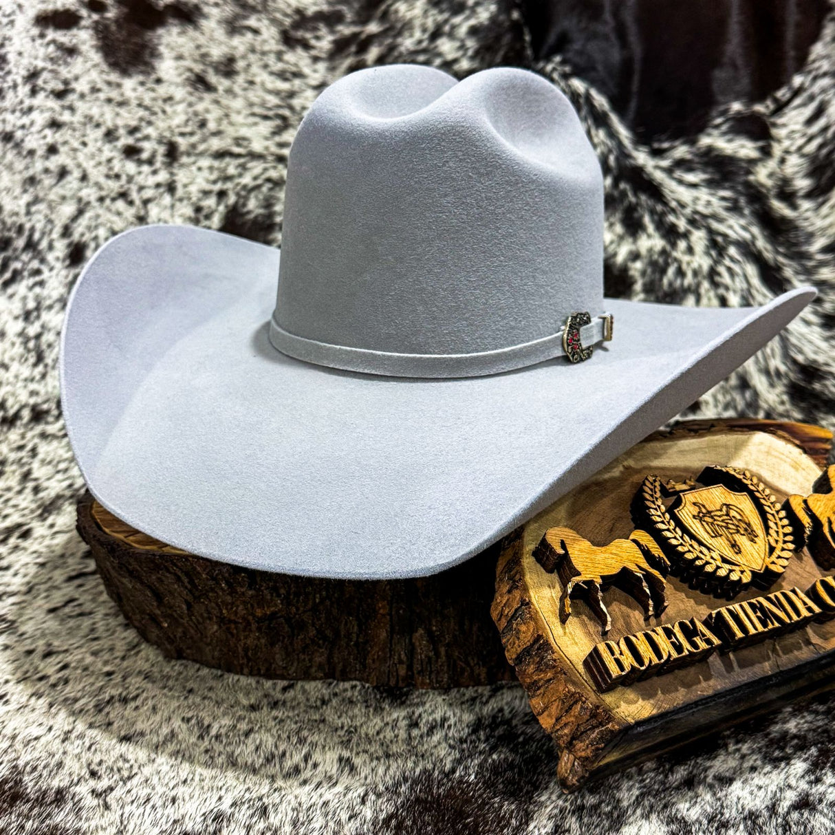 Texana Roper Color gris cristal 50x Pelo de Castor - Tombstone - Tiendacharra.com - Bodega Tienda Charra