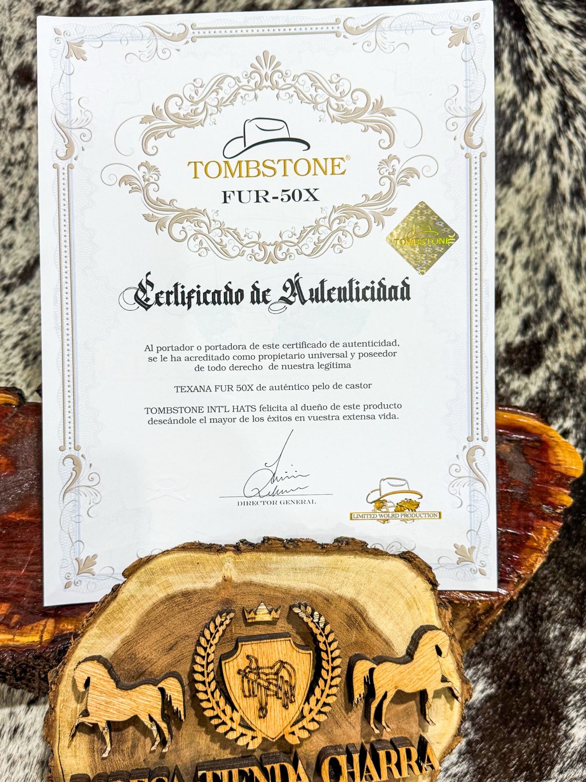 Texana Roper Color gris cristal 50x Pelo de Castor - Tombstone - Tiendacharra.com - Bodega Tienda Charra