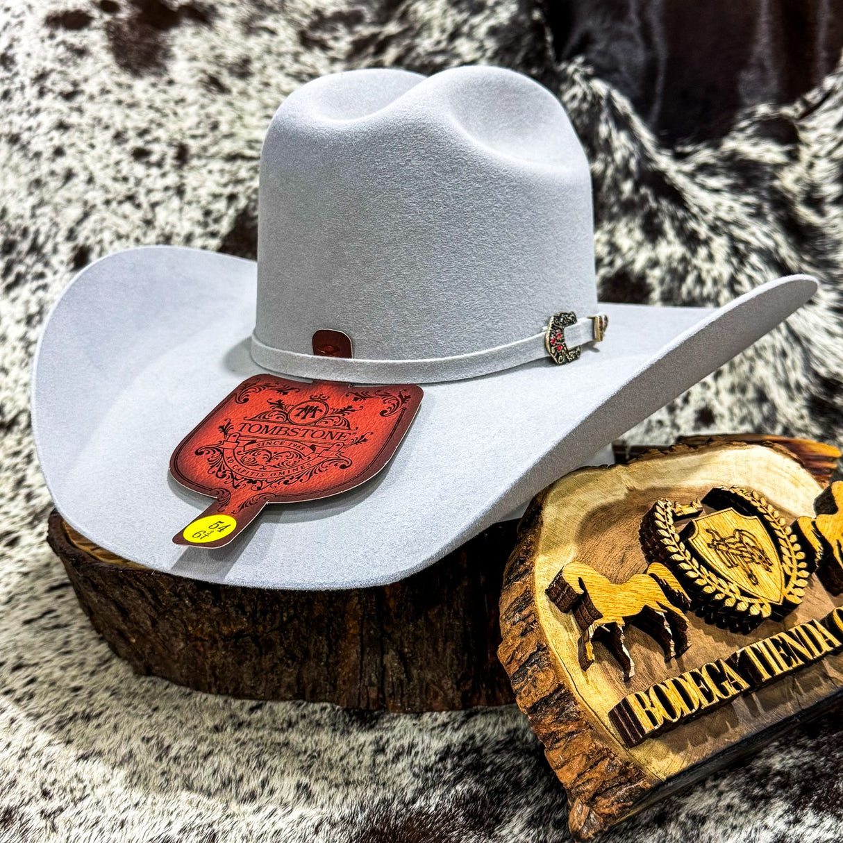 Texana Roper Color gris cristal 50x Pelo de Castor - Tombstone - Tiendacharra.com - Bodega Tienda Charra