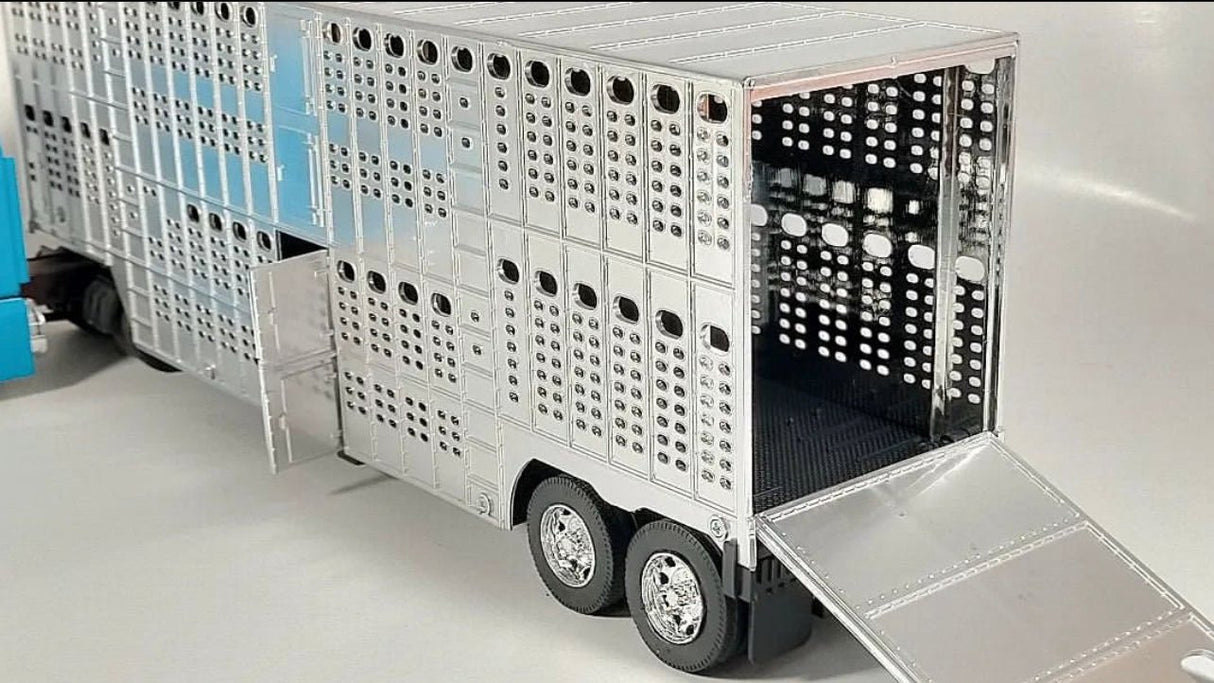 Trailer Kenworth con jaula ganadera 1/32 - Tiendacharra.com - Bodega Tienda Charra