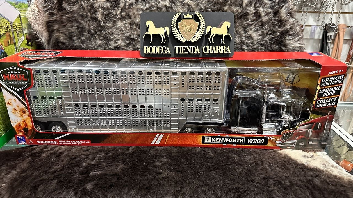 Trailer Kenworth con jaula ganadera 1/32 - Tiendacharra.com - Bodega Tienda Charra