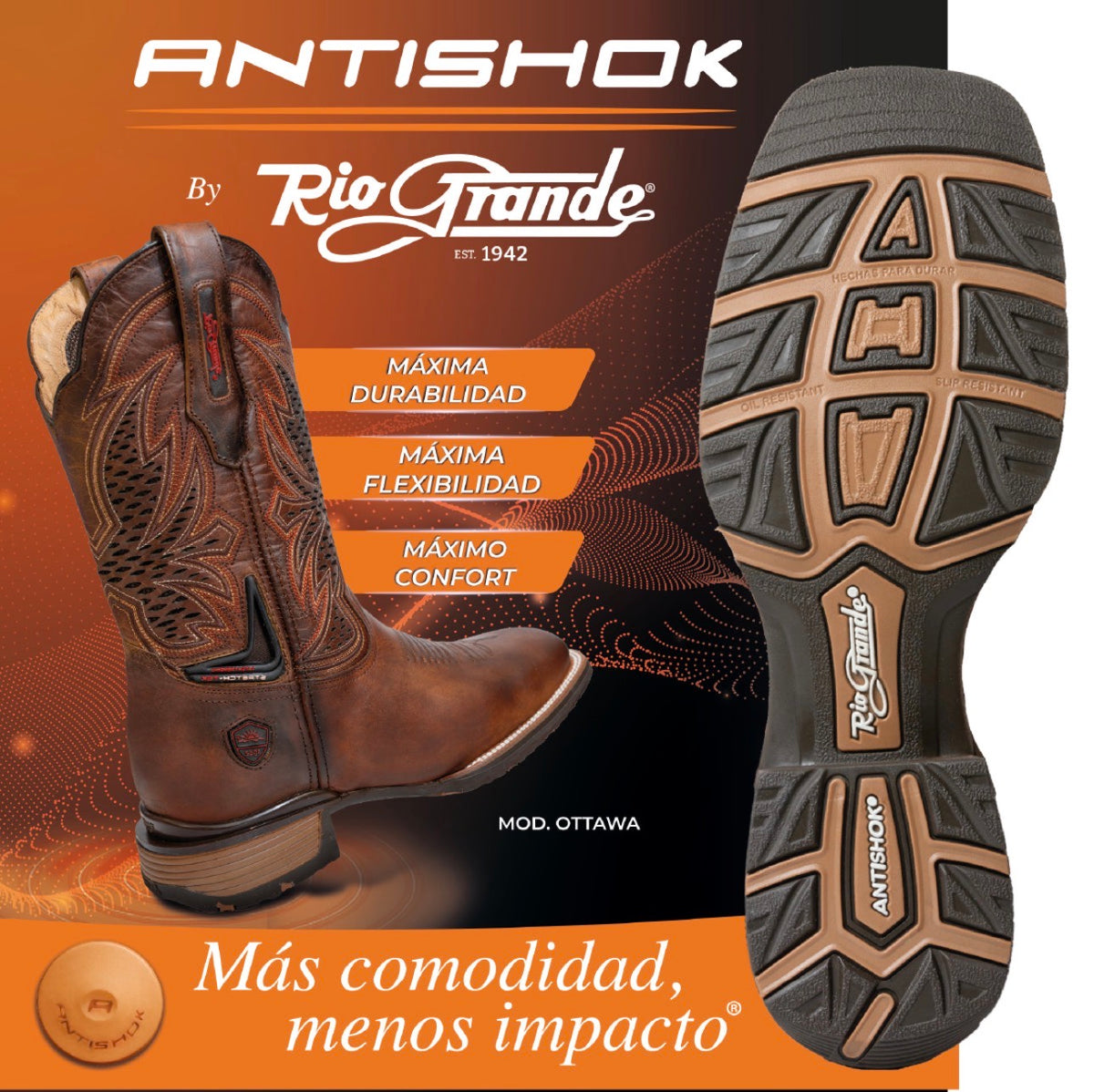 Bota de trabajo Rio Grande modelo Maverick