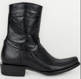 Bota Moderna piel exotica piel mantarraya negra mod Diego 04