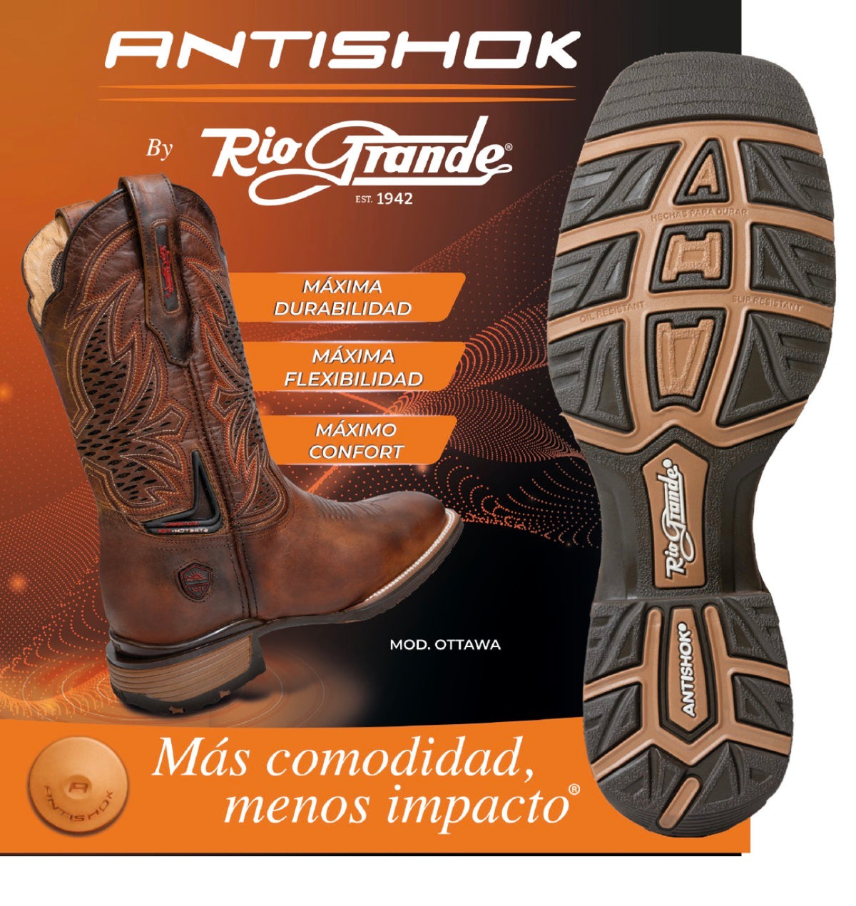 Bota de Trabajo Rio Grande Huracan 18