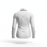 Blusa Vaquera de Dama Yellowstone SDY006 Puntos Blancos - Tiendacharra.com - Bodega Tienda Charra