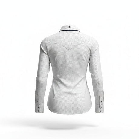 Blusa Vaquera de Dama Yellowstone SDY006 Puntos Blancos - Tiendacharra.com - Bodega Tienda Charra