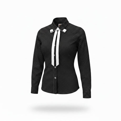 Blusa Vaquera de Dama Yellowstone SDY006 Puntos Negros - Tiendacharra.com - Bodega Tienda Charra