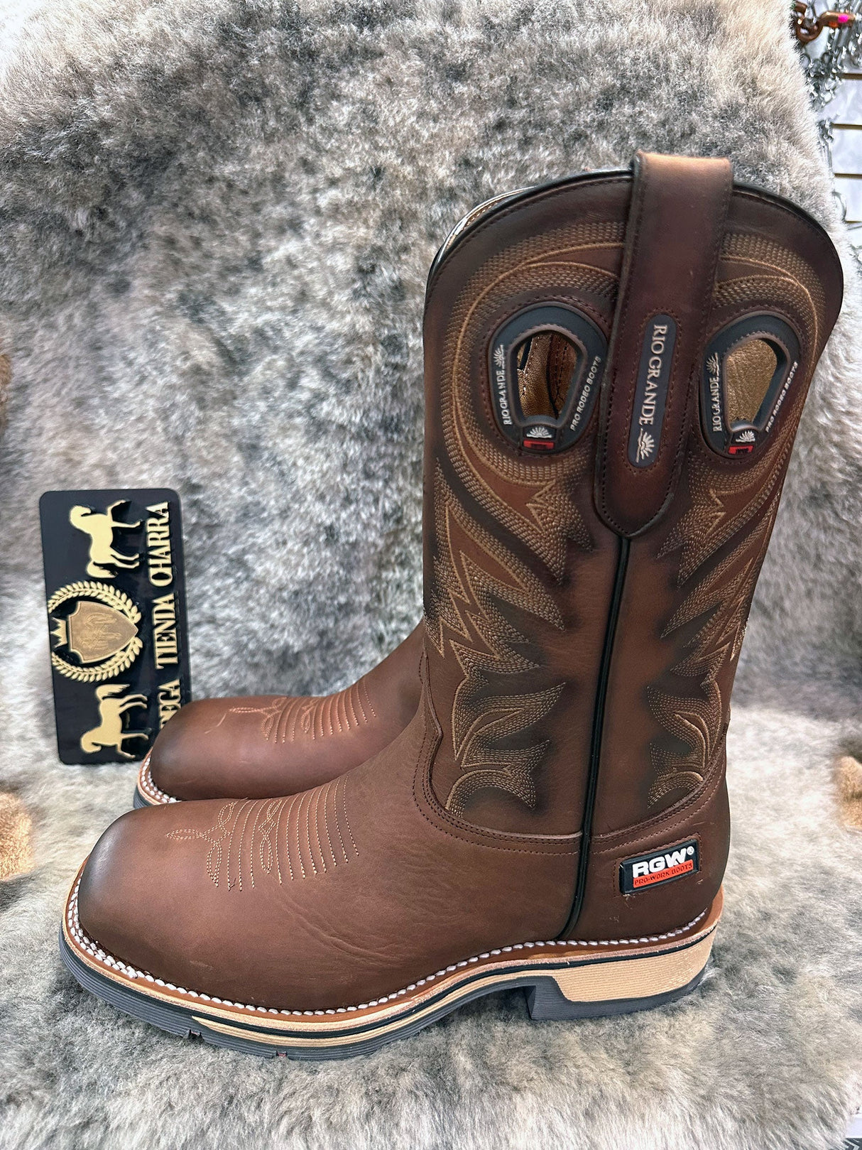 Workland Botas Roper Con Casquillo Bota Vaquera Zapatos De Trabajo