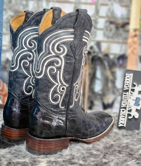 Bota horma Bulldog piel cocodrilo Moreleti - Tiendacharra.com - Bodega Tienda Charra