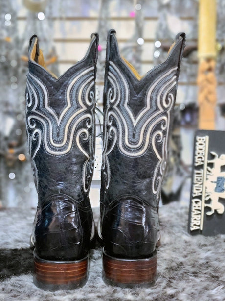 Bota horma Bulldog piel cocodrilo Moreleti - Tiendacharra.com - Bodega Tienda Charra