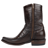 Bota Moderna piel exotica piel Caiman cafe mod Diego 02 - Tiendacharra.com - Bodega Tienda Charra